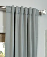 Half Price Drapes Neutral Grey Room Darkening Curtain