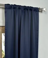 Half Price Drapes Navy Blue Room Darkening Curtain