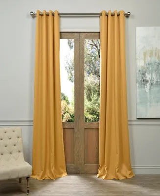 Half Price Drapes Marigold Grommet Room Darkening Curtain