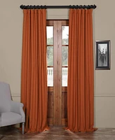 Half Price Drapes Persimmon Textured Bellino Room Darkening Curtain