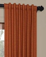 Half Price Drapes Persimmon Textured Bellino Room Darkening Curtain