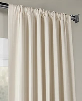 Half Price Drapes Oat Cream Textured Bellino Room Darkening Curtain