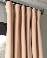 Half Price Drapes Rosey Dawn Signature Velvet Blackout Curtain