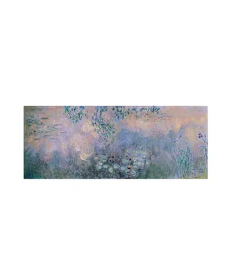 Claude Monet 'Water Lilies 1914-22' Canvas Art - 19" x 6"