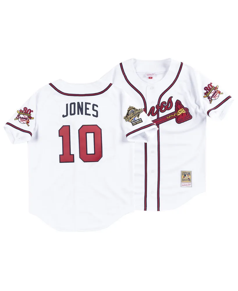 Mitchell & Ness Men's Chipper Jones Atlanta Braves Authentic Cooperstown Jersey