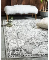 Bayshore Home Aldrose Ald1 Gray 8' x 11' Area Rug