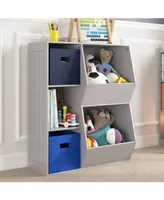RiverRidge Kids 3-Cubby, 2-Veggie Bin Floor Cabinet