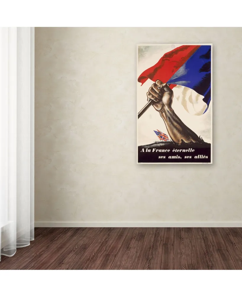 Poster for Liberation of France' Canvas Art