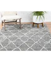 Bayshore Home Fazil Shag Faz3 5' x 8' Area Rug