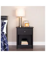 Prepac Sonoma 1-Drawer Tall Nightstand