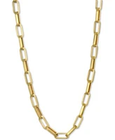 Paperclip Link Chain Necklace Collection 1 3 4mm In 14k Gold