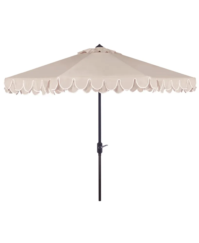 Elegant Valance 9' Auto Tilt Umbrella