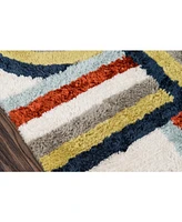 Novogratz Retro Ret-5 Multi 7'6" x 9'6" Area Rug