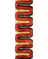 Novogratz Retro Ret- 2'3" x 7'6" Runner Area Rug