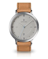 Lilienthal Berlin Zeitgeist Automatik Light Brown Leather Watch 42mm