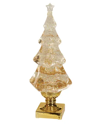 Napco Led Gold Christmas Table Tree