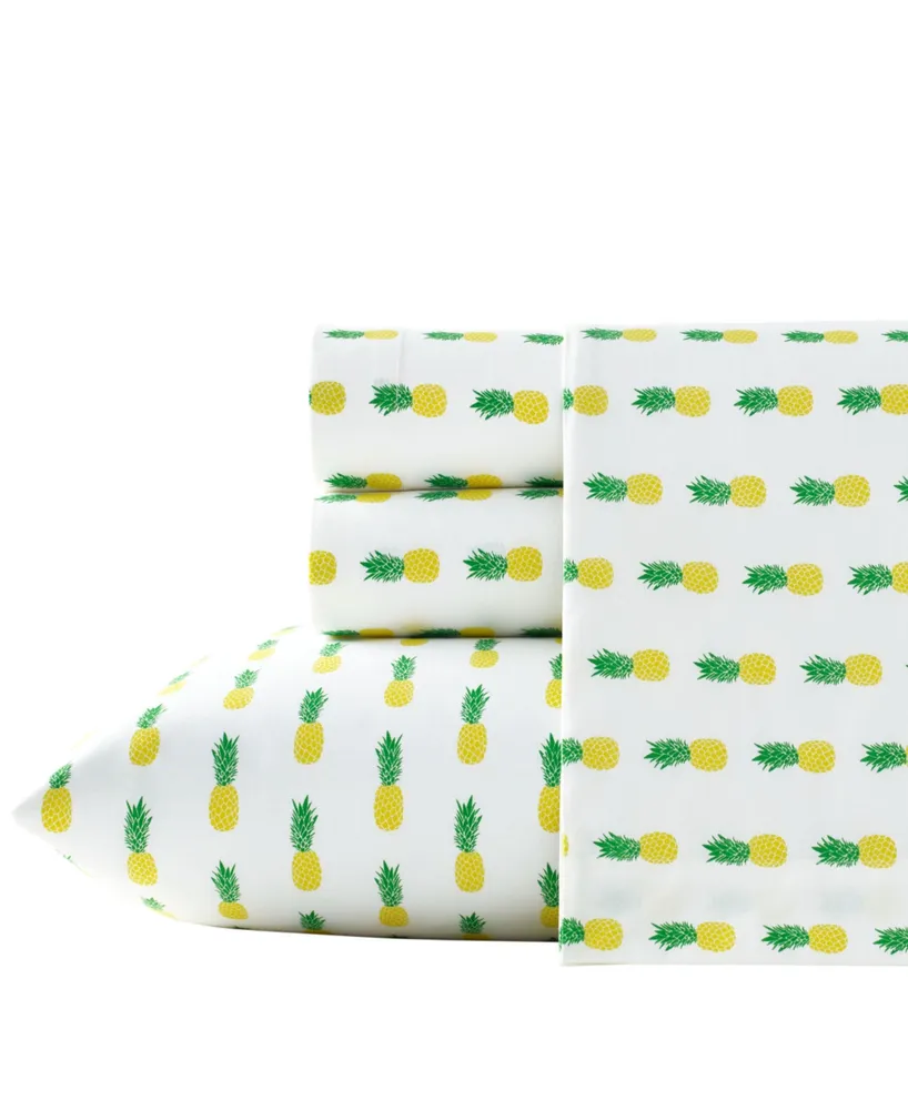 Poppy & Fritz Pineapples Sheet Set, Queen