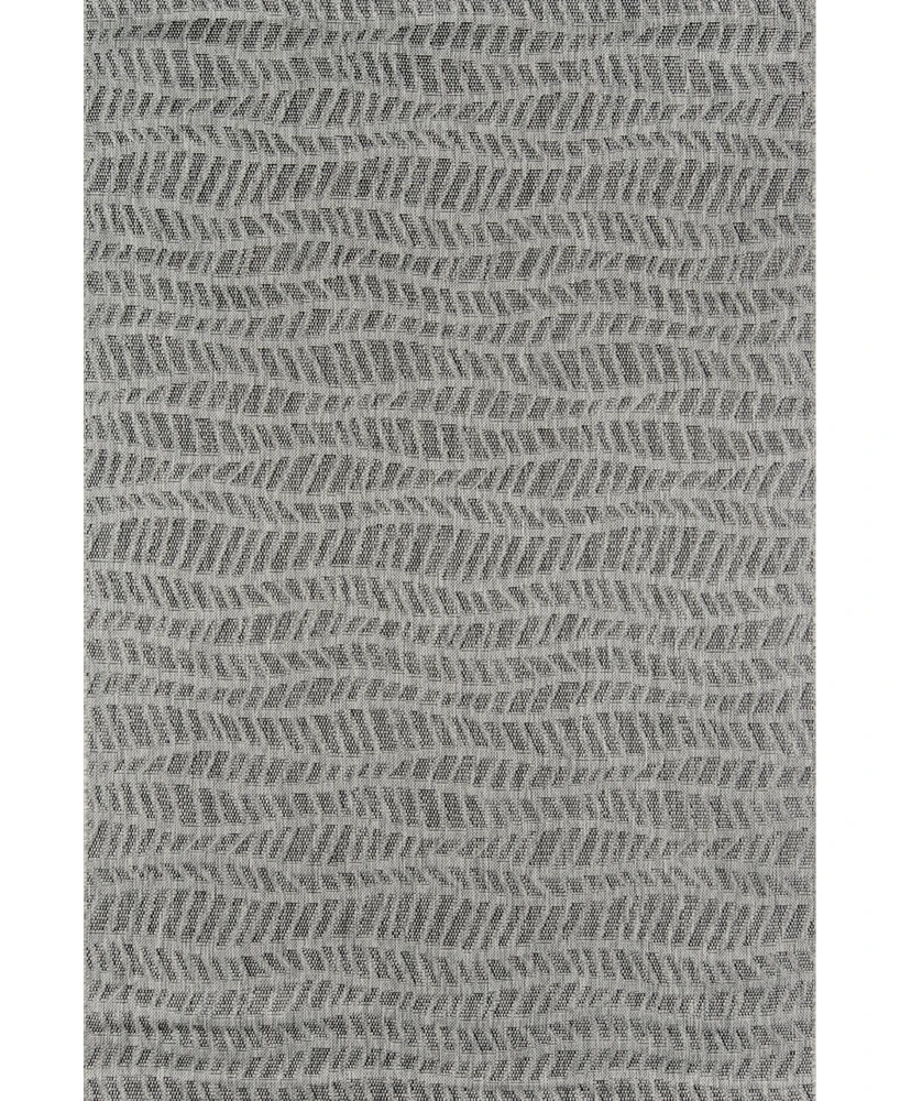 Novogratz Villa Vi-05 Gray 2'7" x 7'6" Runner Outdoor Area Rug