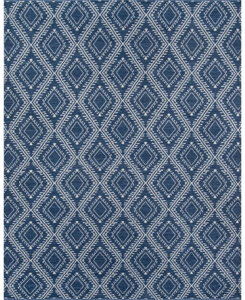 Erin Gates Easton Eas-1 Machine-Washable Pleasant Navy 5' x 7'6" Area Rug