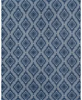 Erin Gates Easton Eas-1 Machine-Washable Pleasant Navy 5' x 7'6" Area Rug