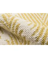 Erin Gates River Riv-1 Machine-Washable Beacon Citron 3'6" x 5'6" Area Rug