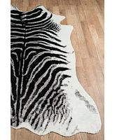 Erin Gates Acadia Aca-1 Zebra 5'3" x 7'10" Area Rug