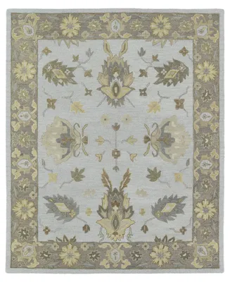 Kaleen Brooklyn Delaney-03 Silver 8' x 11' Area Rug