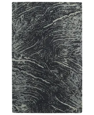 Kaleen Brushstrokes BRS01-38 Charcoal 2' x 3' Area Rug