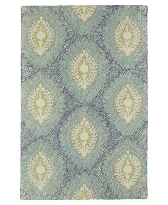 Kaleen Montage MTG08-17 Blue 2' x 3' Area Rug