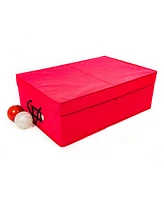 Santa's Bag 2 Tray Christmas Ornament Storage Box with Dividers