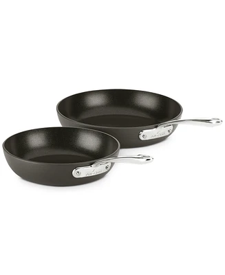 All-Clad Essentials Hard Anodized Nonstick Cookware Set, 2-piece Fry Pan Set
