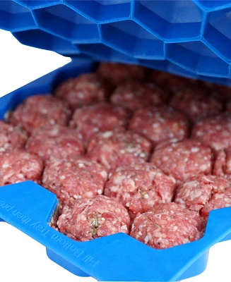 Shape+Store Meatball Master Innovative 32-In-1 Meatball Maker And Freezer Container
