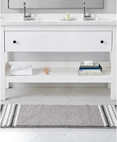Vcny Home Aiden Jacquard Chenille Bath Rug, 24" x 60"