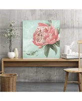 Courtside Market Peonies Ii 24" x 24" Gallery-Wrapped Canvas Wall Art