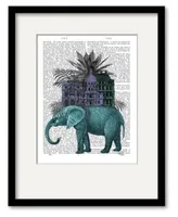 Courtside Market Elephant Citadel Framed Matted Art Collection