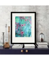 Courtside Market Hanging Rose I Framed Matted Art Collection