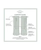 Exclusive Home Loha Linen Grommet Top Window Curtain Panel Pair, 54" x 84"