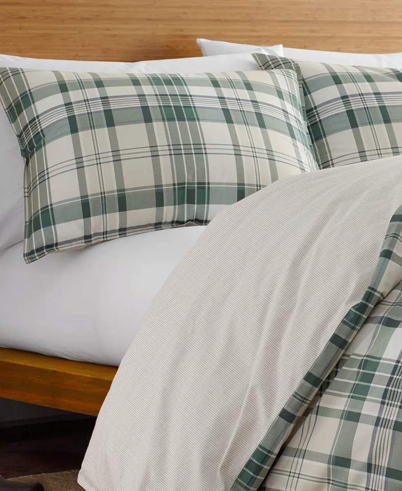 Eddie Bauer Timbers Plaid Duvet Set