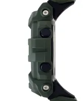 G-Shock Men's Digital Olive Green Resin Strap Watch 48.6mm