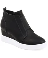 Journee Collection Women's Clara Wedge Sneakers