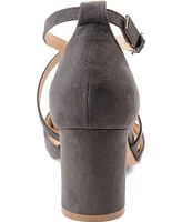Journee Collection Women's Foster Crisscross Heels
