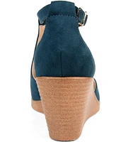 Journee Collection Women's Kedzie Wedge Sandals