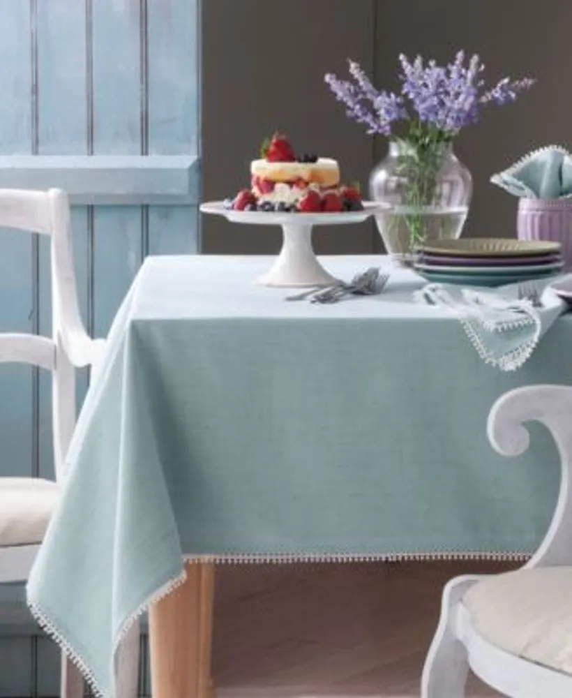 Lenox French Perle Ice Blue Table Linen Collection