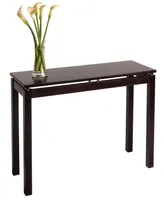 Linea Console/Hall Table with Chrome Accent