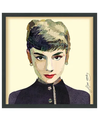 Empire Art Direct 'Audrey' Dimensional Collage Wall Art - 25'' x 25''
