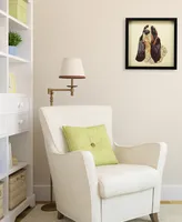 Empire Art Direct 'Basset Hound' Dimensional Collage Wall Art - 17'' x 17''