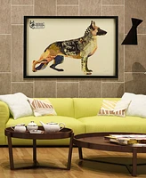Empire Art Direct 'German Shepherd' Dimensional Collage Wall Art - 25'' x 33''