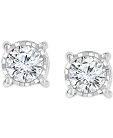 TruMiracle Diamond Stud Earrings (3/4 ct. t.w.) 14k White Gold, Rose Gold or