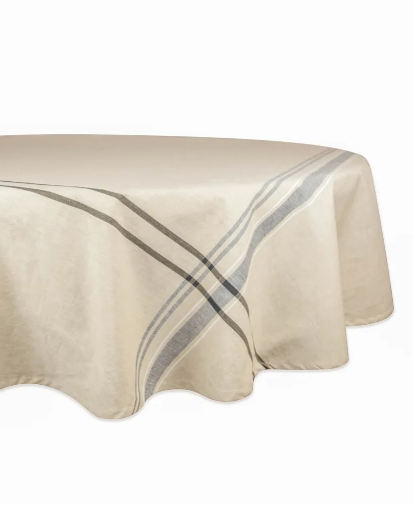 French Stripe Tablecloth 70" Round