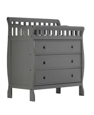 Dream On Me Marcus Changing Table and Dresser, Steel Grey